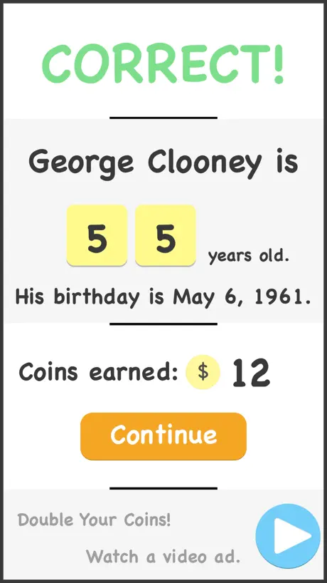 Celebrity Age Quiz