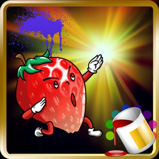 Fruit Pics Coloring Best Version iOS App