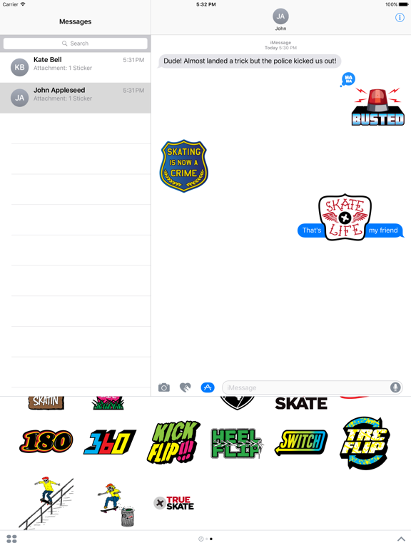Screenshot #6 pour True Skate Stickers