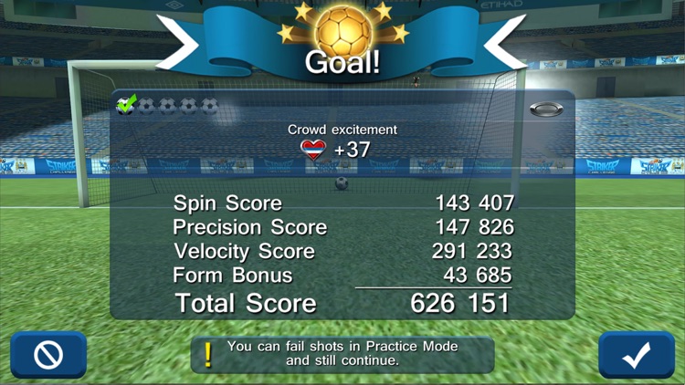 Manchester City FC Striker Challenge screenshot-4