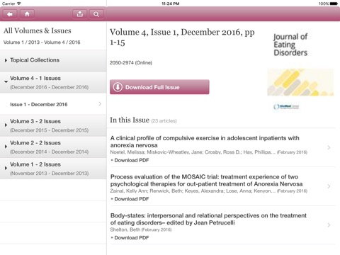 Journal of Eating Disorders screenshot 3