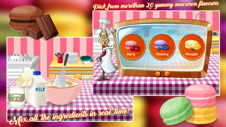Macaron Cookies Maker 2 - Crazy Dessert Maker Game