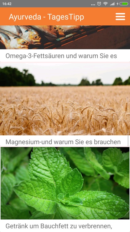 Ayurveda - Tages Tipp