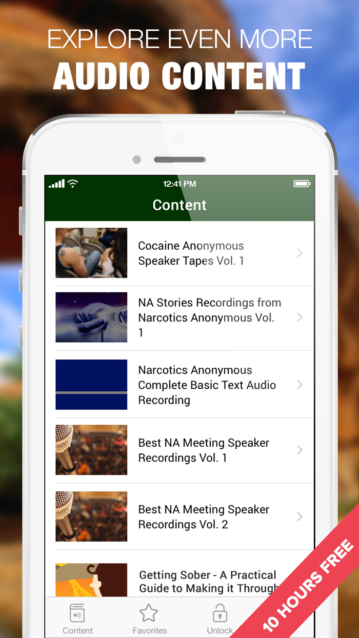 Cocaine Anonymous CA Speakers