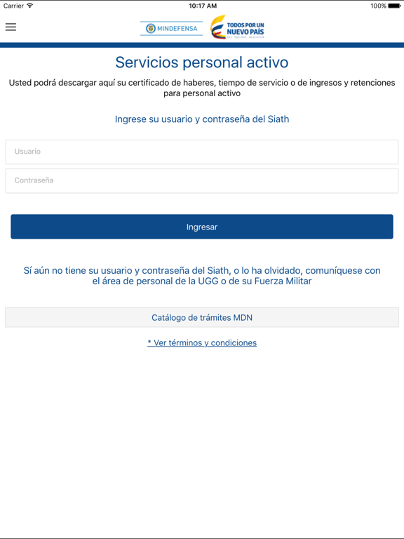 Screenshot #6 pour Mindefensa Colombia