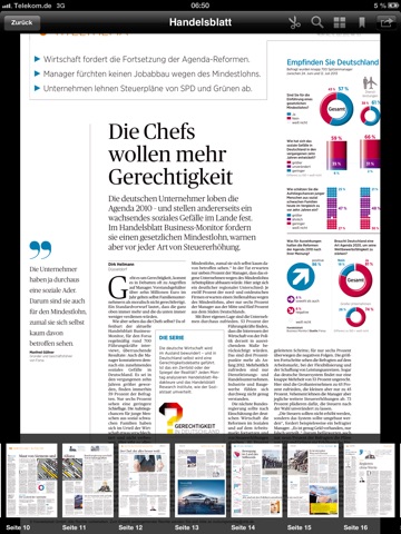 Handelsblatt ePaper screenshot 4