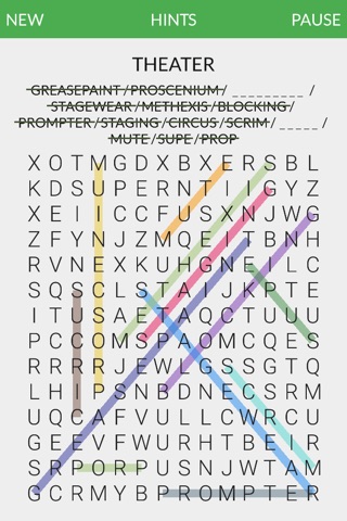 Minestrone - word search screenshot 2