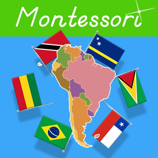 Flags of South America - Montessori Geography