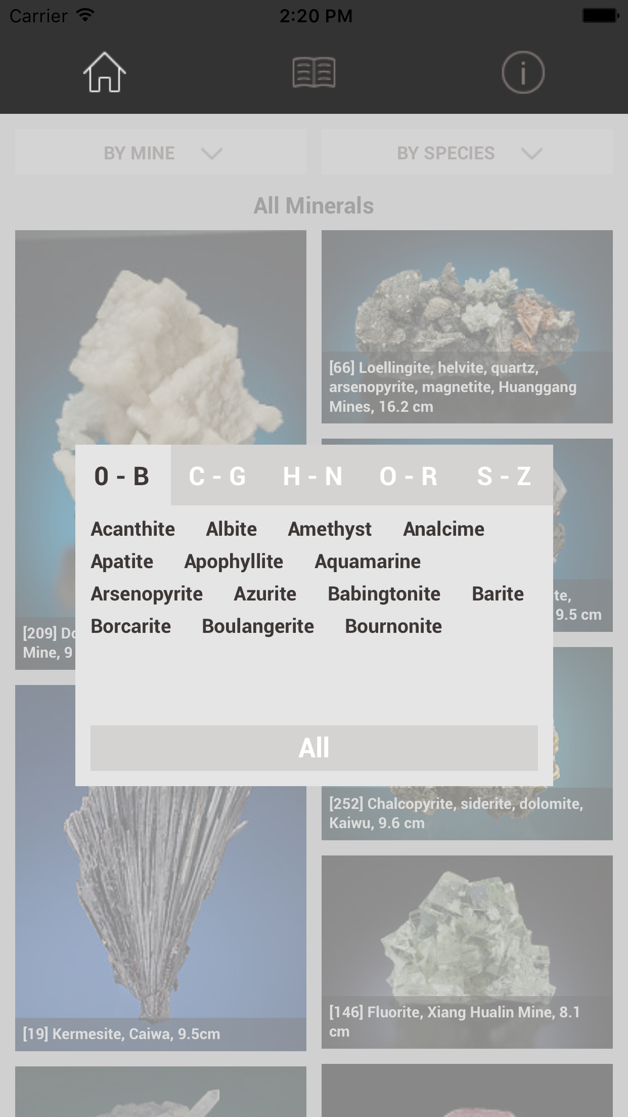 CityU Minerals screenshot 3