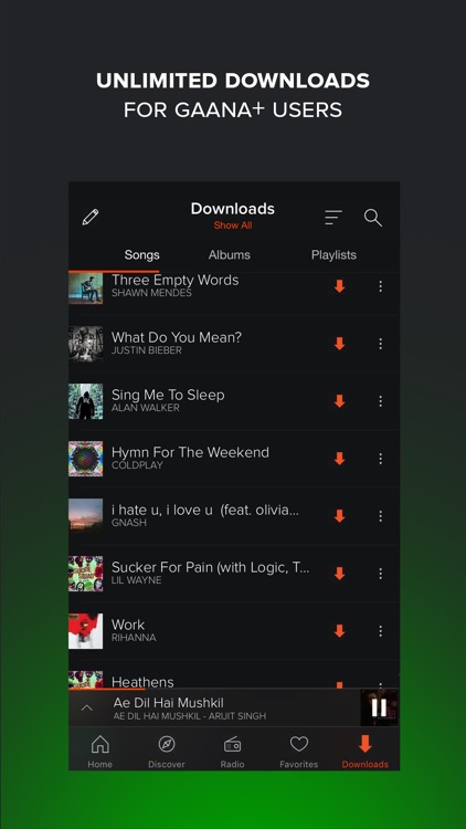 Gaana - Hindi, English and Regional Songs & Radio screenshot-4