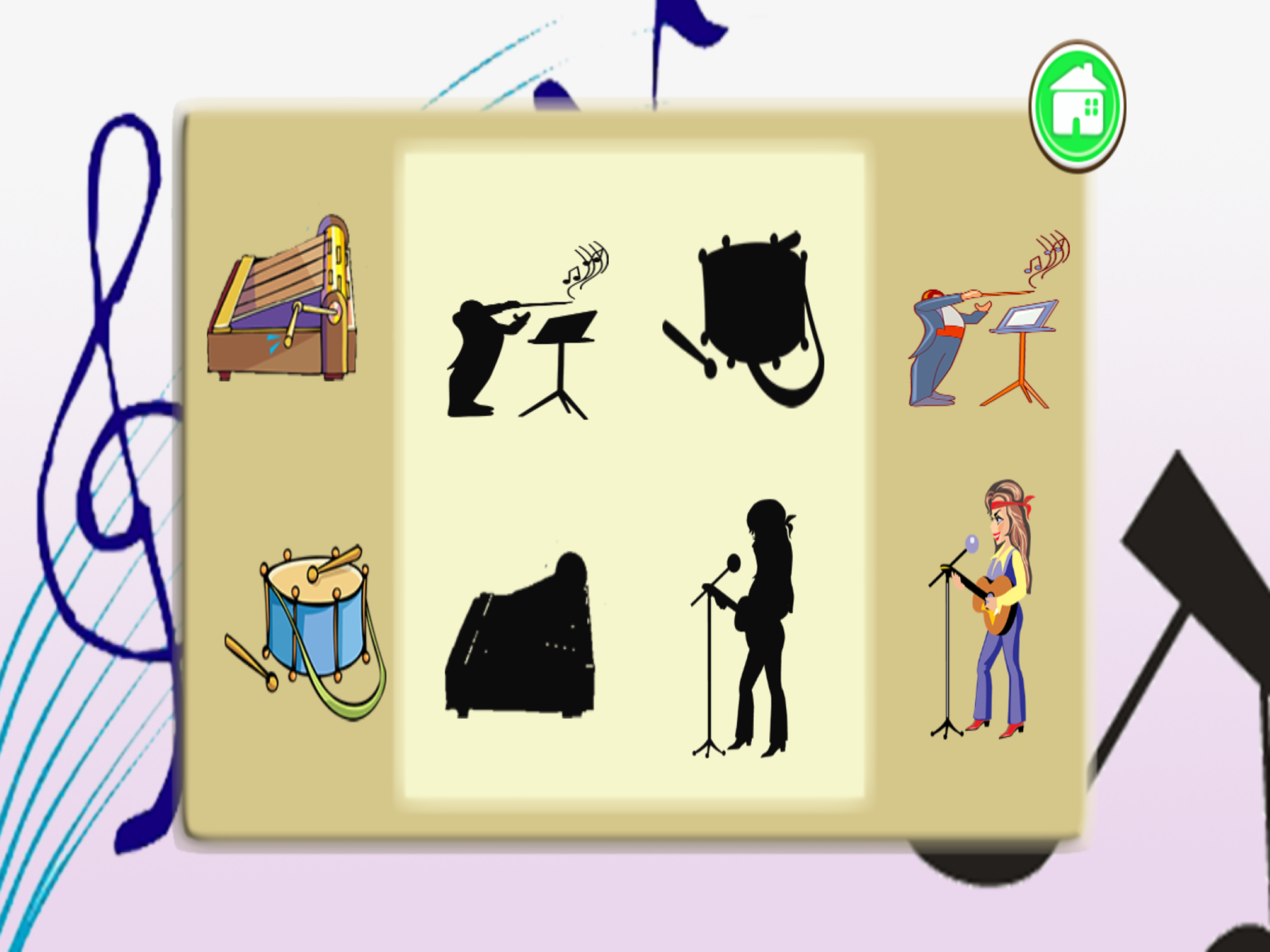 Music Instrument Shape Puzzle
