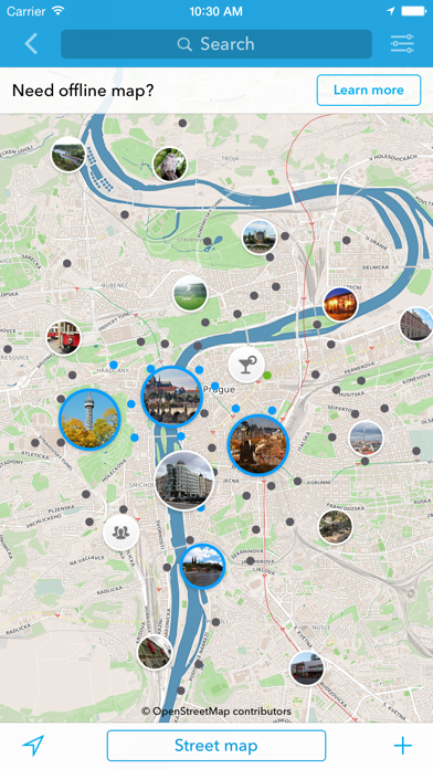 Screenshot #1 pour Prague - Carte hors ligne et guide de la ville