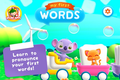 My First Words - Early english spelling and puzzle game with flash cards for preschool babies by Play Toddlers (Free version)のおすすめ画像1