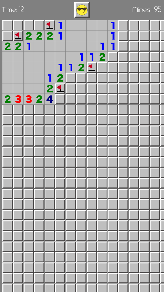 #1. Minesweeper - I My Mine (iOS) 由: Yuki Takeda