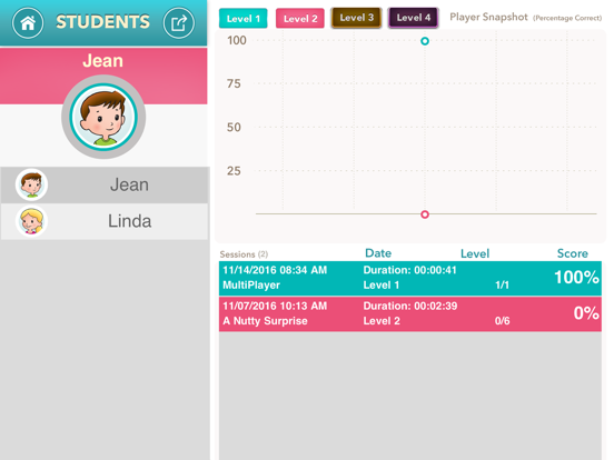 Auditory Memory Quick Stories iPad screenshot