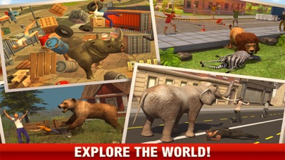 2016 Dinosaur simulator park Dino world fight-ing Screenshot on iOS