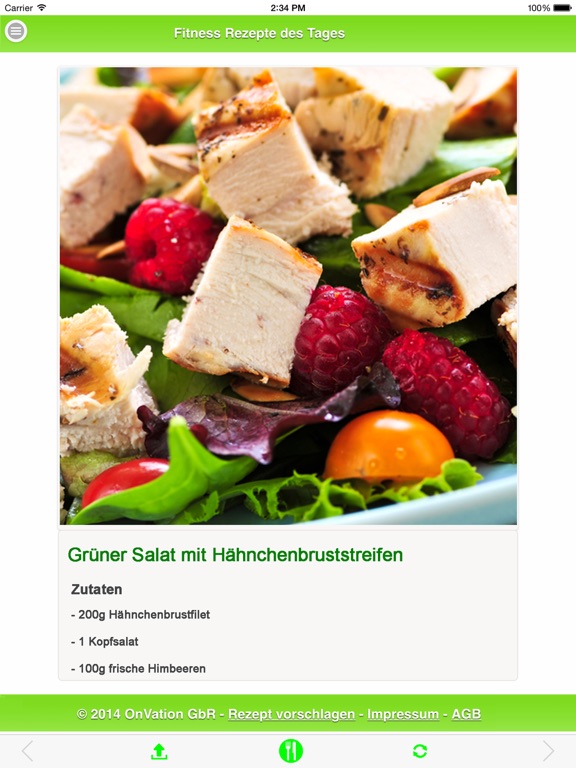 Screenshot #5 pour Fitness Rezept des Tages - Fitness Rezepte