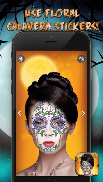 Calavera Photo Stickers Screenshot