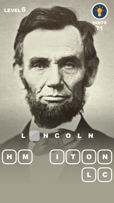 Screenshot #3 pour Guess the President - historical image trivia game
