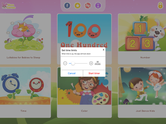 Kids ABC Music & Nursery Rhymes for YouTube Kids iPad screenshot