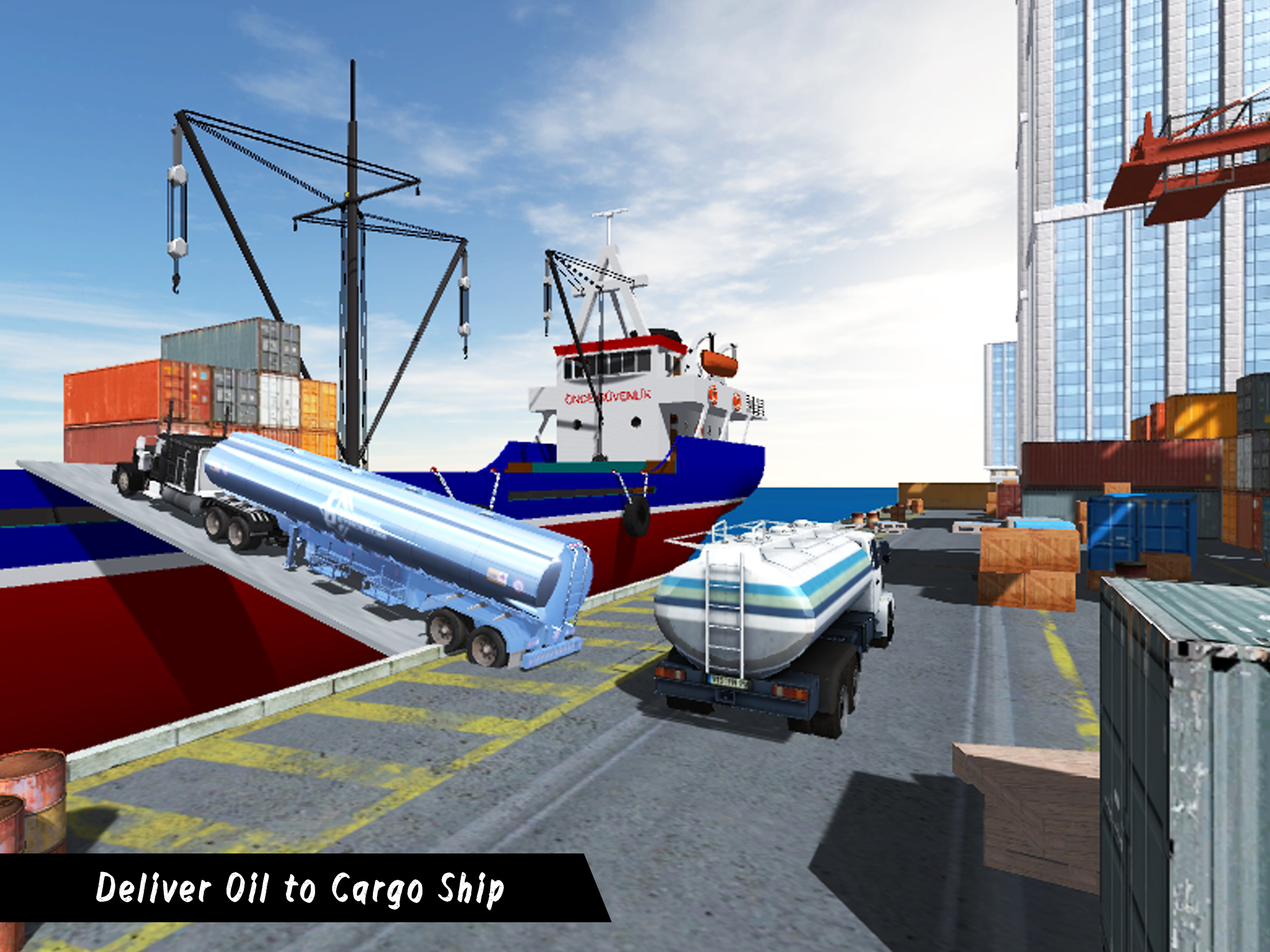 Oil Tanker Fuel Transporter Truck Driver Simulator screenshot 9