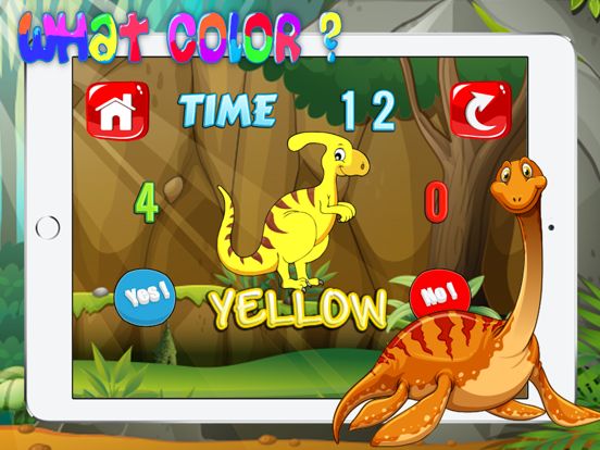 Screenshot #6 pour kindergarten color games jeux de couleur dinosaure