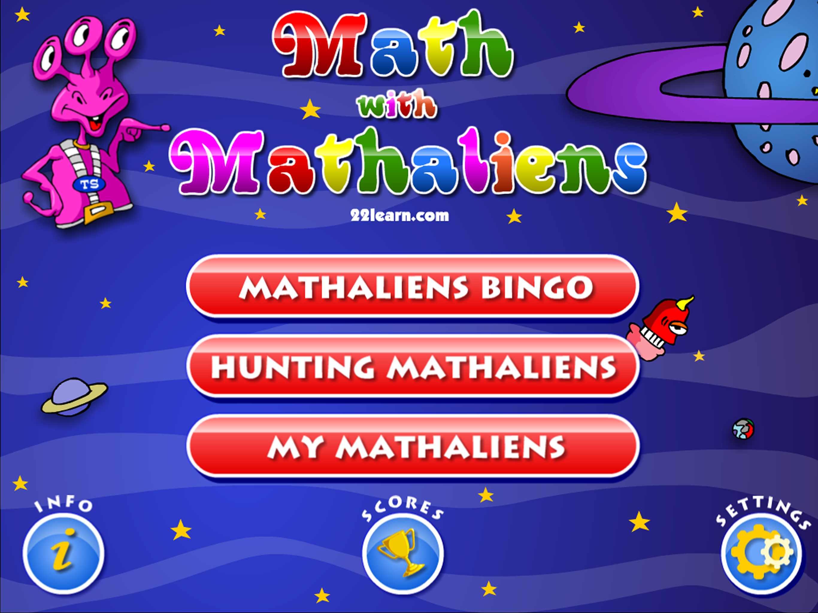 Basic Math with Mathaliens for Kids screenshot 10