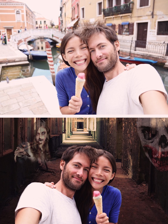 Screenshot #6 pour Couper coller des photos d'Halloween Stickers édit