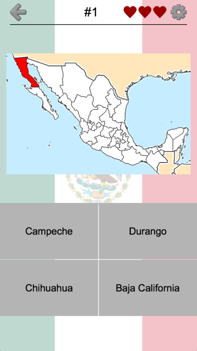Mexican States - Quiz about Mexicoのおすすめ画像1