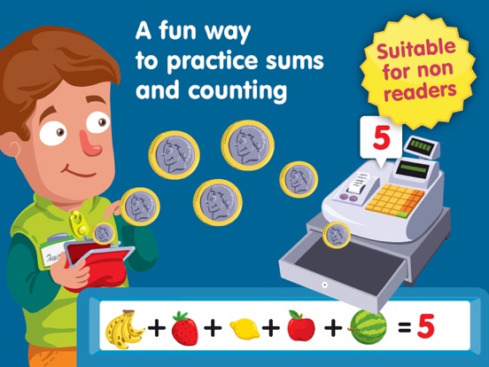 Shop & Math - Games for Toddlers to Learn Countingのおすすめ画像3