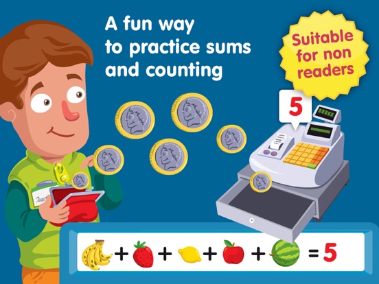 Shop & Math - Games for Toddlers to Learn Counting iPad screenshot