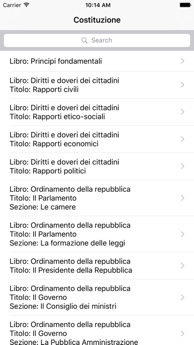 Screenshot #1 pour Costituzione - ProjectDuraLex