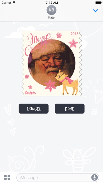 Postage Stamps for iMessage Stickers