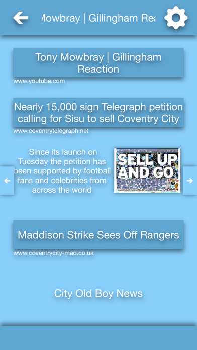 Screenshot #2 pour All The News - Coventry City Edition