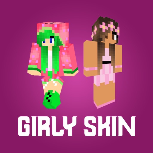 Cute girl skins for minecraft PE icon