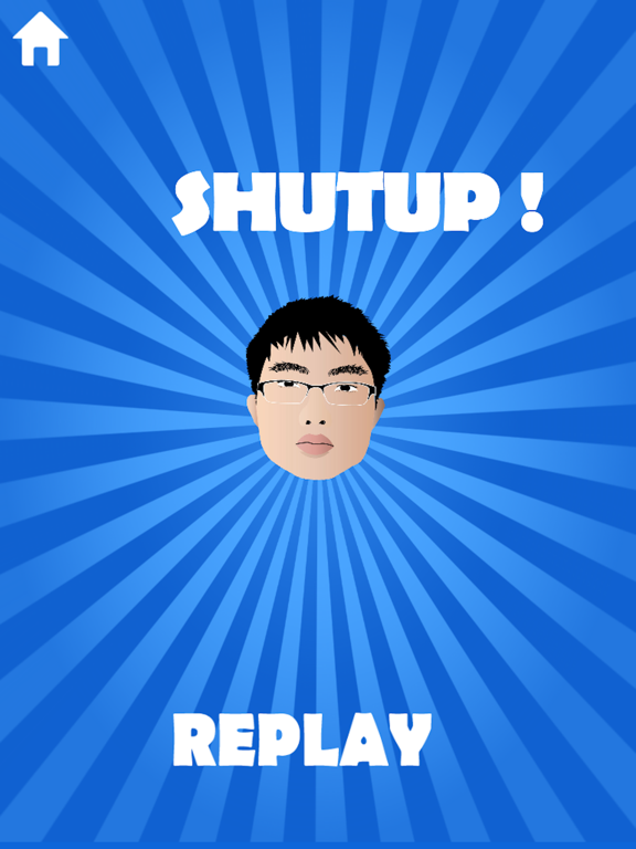 Shutup Button - Free Shut Up Button game iPad screenshot 4 - Entertainment app