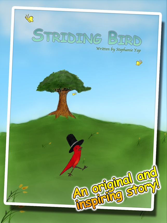 ‎Striding Bird - An inspirational tale for kids Screenshot