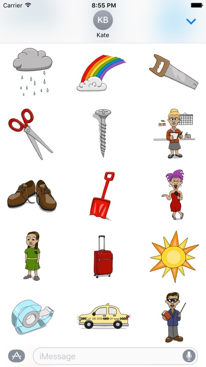 Stickertoons Life – Useful stickers for iMessage screenshot-4