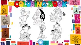 Game screenshot Pirate coloringbook kids free - Captain Jake ship for firstgrade hack