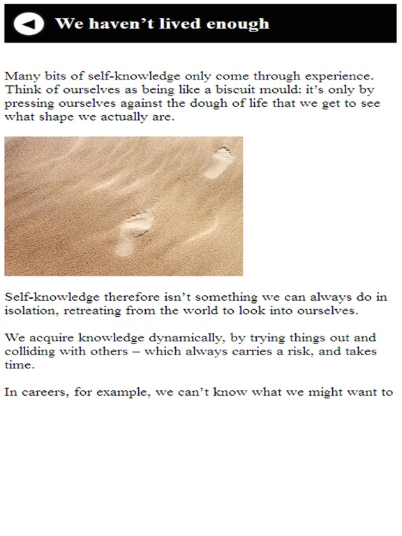 know about yourself iPad screenshot 2 - Lifestyle app