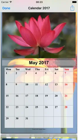 Game screenshot Calendar Maker 2017 - Create Photo Calendar as PDF mod apk