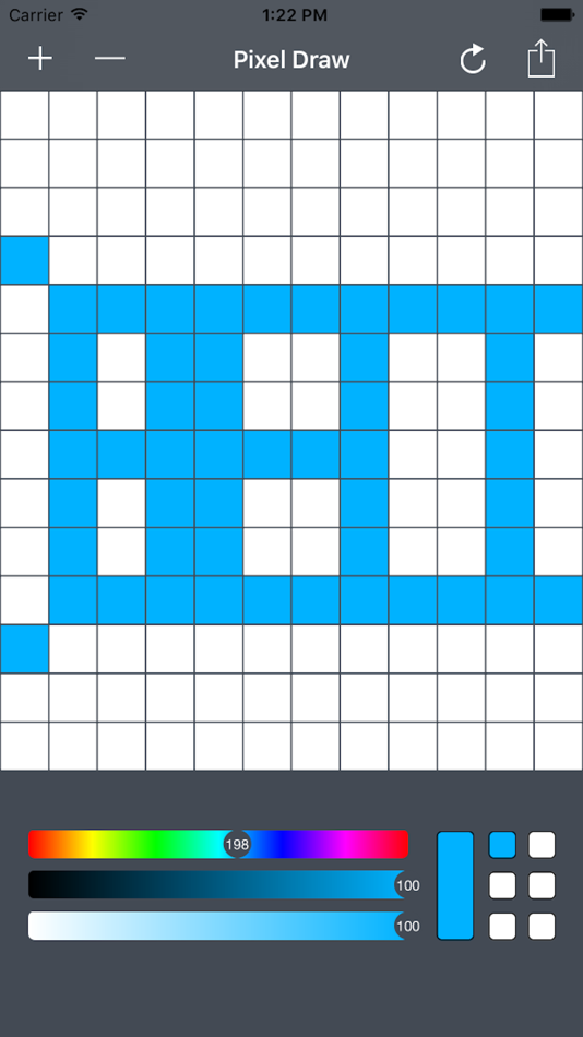 #2. Pixel Art Maker - 8 Bit Pixels Craft (iOS) Podle: Sandeep Bhandari