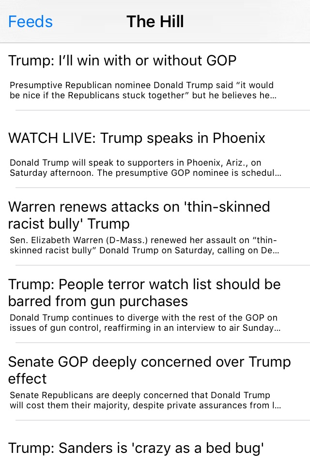 Trump News - The Unofficial News Reader for Donald Trump screenshot 3