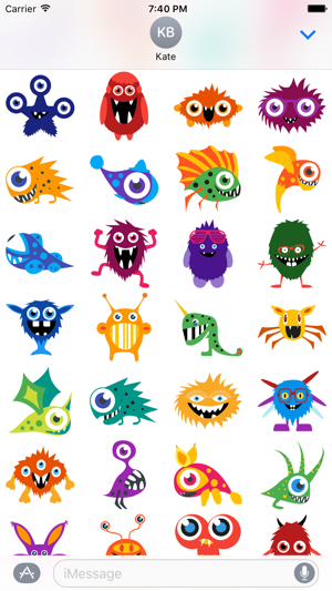 Tiny Monster Stickers
