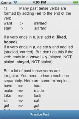 Game screenshot English Tenses apk