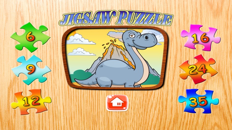 Dinosaur Jigsaw Puzzle For Kids Free