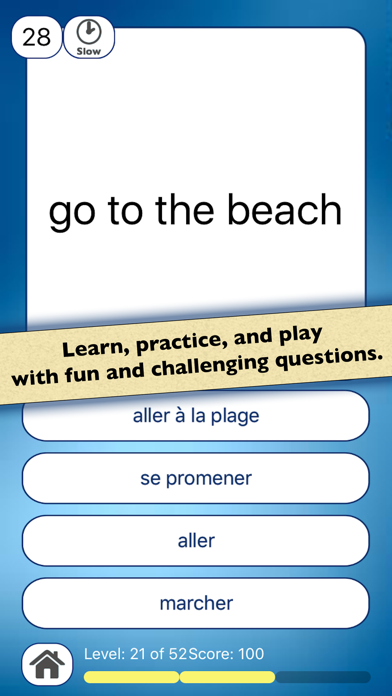 Screenshot #1 pour French Vocabulary Practice