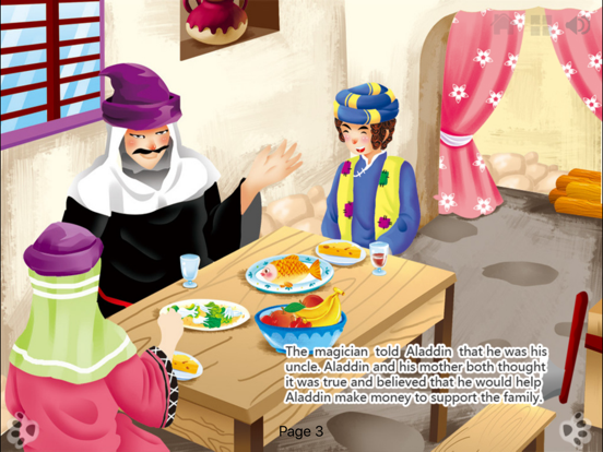 Screenshot #4 pour Aladdin - Bedtime Fairy Tale iBigToy