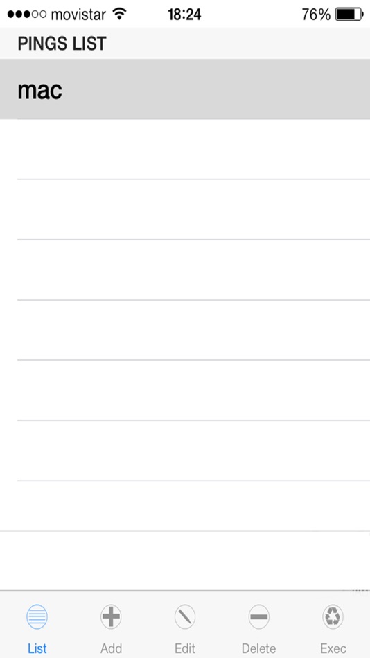 #3. iPING HOST (iOS) By: David Del Olmo