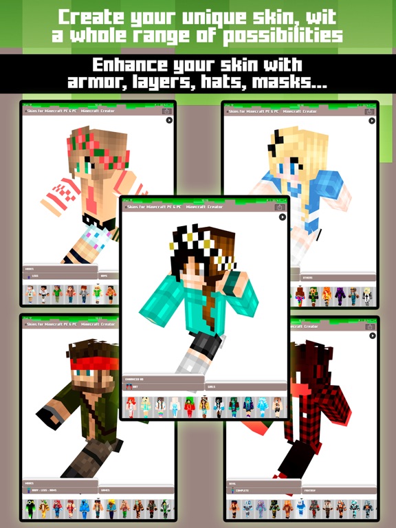 Skins for Minecraft PE & PC - Free Skinsのおすすめ画像2